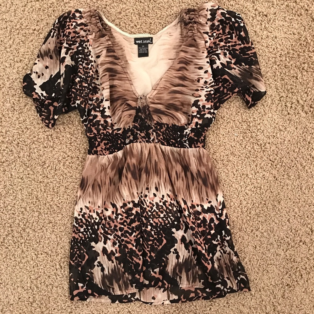 Wet Seal Flowy Chiffon Top